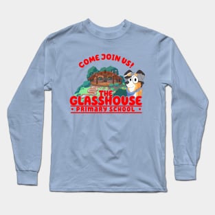 Bluey Glasshouse Primary School Full Color Long Sleeve T-Shirt